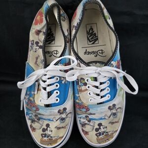 Mint Vans x Disney Authentic Mickey Mouse Aloha Sneakers Women’s 9 Men’s 7